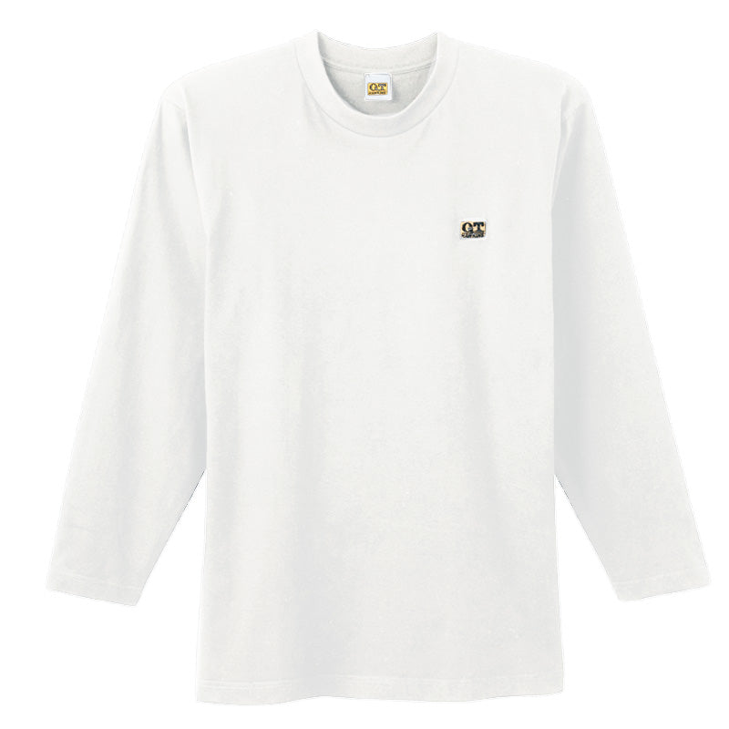 グンゼ Tシャツ メンズ 長袖 綿100% GTホーキンス M L LL インナーシャツ クルーネック 丸首 GUNZE gt ホーキンス ロングスリーブ インナー コットン ロゴ 肌着 下着 シンプル トップス