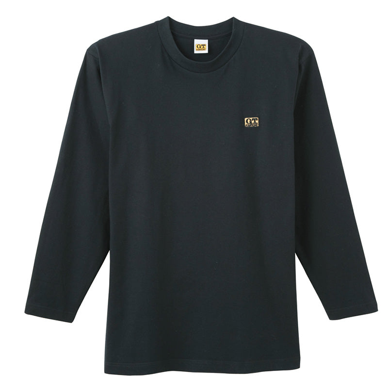 グンゼ Tシャツ メンズ 長袖 綿100% GTホーキンス M L LL インナーシャツ クルーネック 丸首 GUNZE gt ホーキンス ロングスリーブ インナー コットン ロゴ 肌着 下着 シンプル トップス