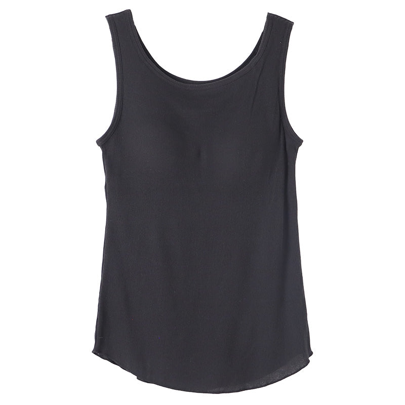 グンゼ キテミル カップ付き タンクトップ 綿100 リブ M L レディース kitemiru ブラトップ ラン型 リブ 綿 インナー アウターに合う ノンワイヤー