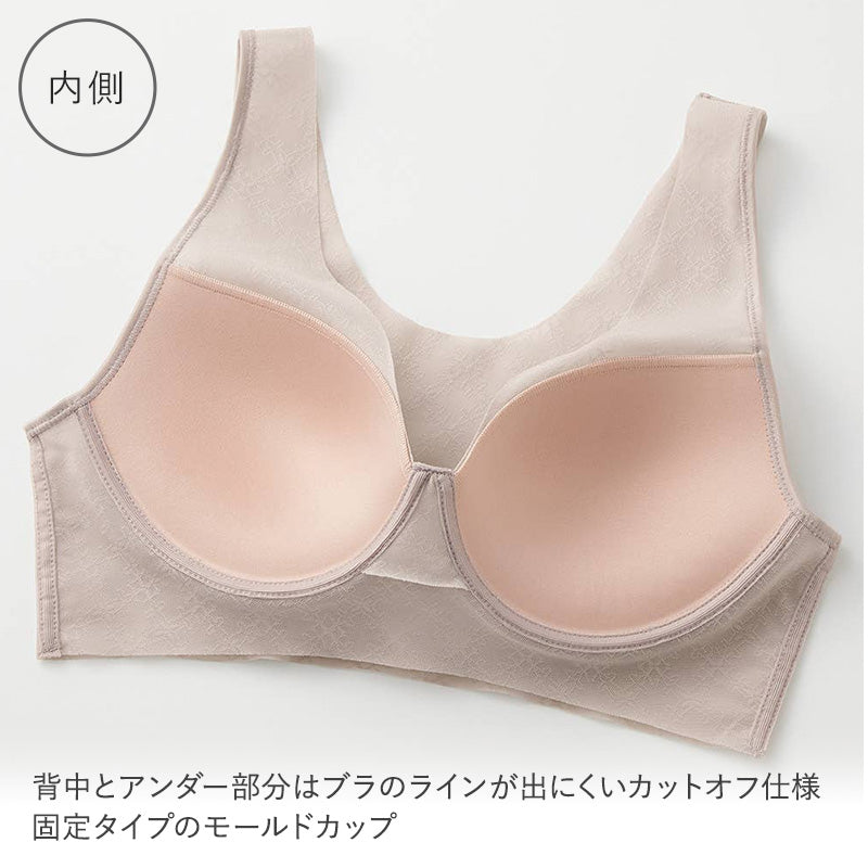 グンゼ ノンワイヤーブラ シームレスブラ レディースブラ M L LL キレイラボ 脇高ブラ ブラジャー ハーフトップ ブラトップ ふわカップ モールドカップ 響きにくいブラ 楽ブラ ストレスフリー レディースインナー 軽メイク KIREILABO