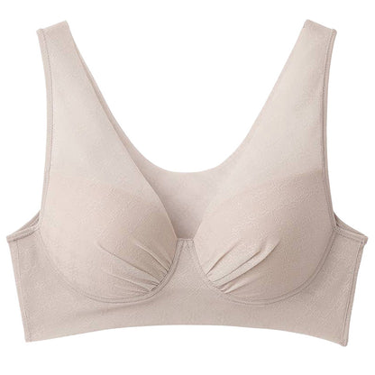グンゼ ノンワイヤーブラ シームレスブラ レディースブラ M L LL キレイラボ 脇高ブラ ブラジャー ハーフトップ ブラトップ ふわカップ モールドカップ 響きにくいブラ 楽ブラ ストレスフリー レディースインナー 軽メイク KIREILABO