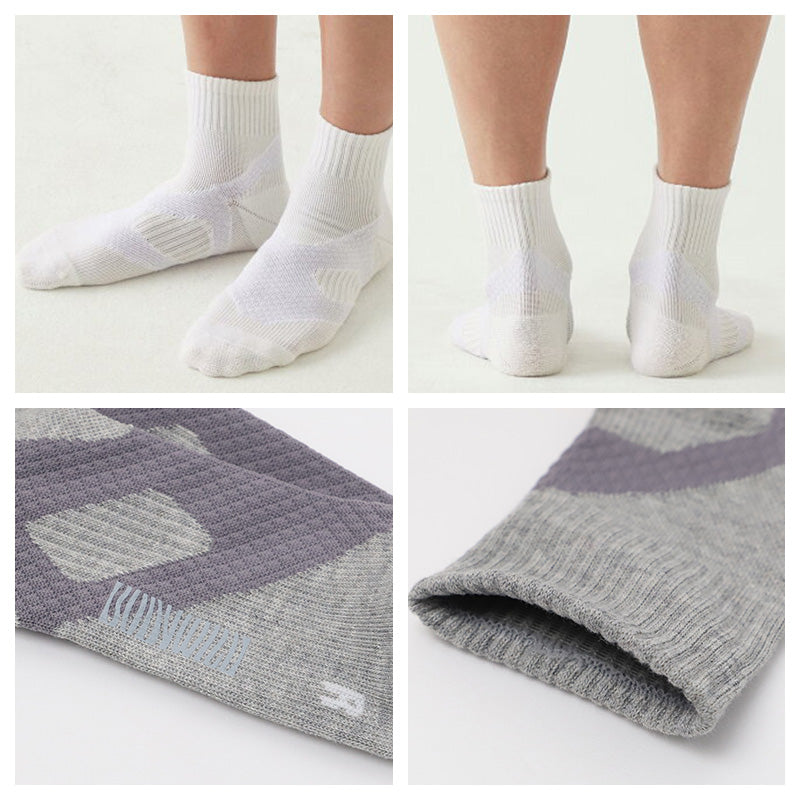 BODYWILD ソックス メンズ ショート丈 靴下 25 26 27 cm メンズソックス スニーカーソックス 綿混 丈夫 破れにくい 強い タフソックス 足底パイル クッション 厚手 アーチサポート スポーツソックス 消臭 ニオイ対策 カジュアル 無地 黒 白 紺 グレー 男性用 デイリー