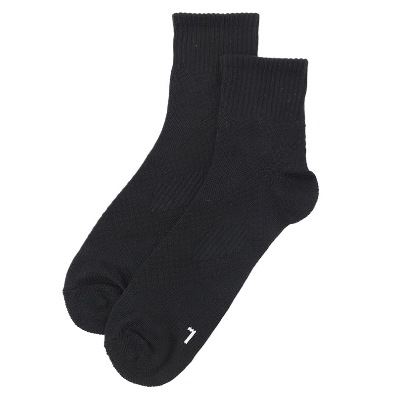 BODYWILD ソックス メンズ ショート丈 靴下 25 26 27 cm メンズソックス スニーカーソックス 綿混 丈夫 破れにくい 強い タフソックス 足底パイル クッション 厚手 アーチサポート スポーツソックス 消臭 ニオイ対策 カジュアル 無地 黒 白 紺 グレー 男性用 デイリー