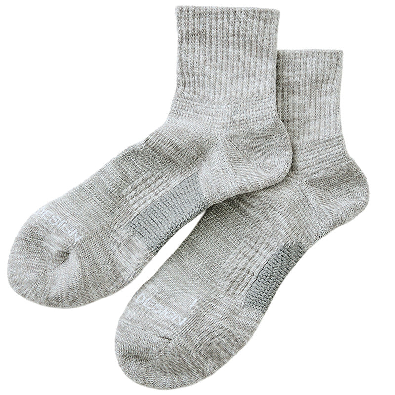 メンズ ショート丈ソックス 靴下 BODYWILD BEAMS DESIGN コラボ ソックス 25 26 27 cm テーピングサポート アーチサポート 左右設計 フィット ズレにくい スポーツソックス くるぶし丈 カジュアル 通勤 通学 シンプル おしゃれ 男性用 くつした 短丈ソックス