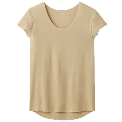 脇汗パッド付き メンズ インナー tシャツ 半袖 汗取りインナー インティー inT M L LL インナーシャツ 汗染み 透けない 透けにくい 透け防止 ひびきにくい 男性 下着 シームレス 吸汗速乾 抗菌防臭 綿混 乳首透け防止 Tシャツ用インナー 脇汗