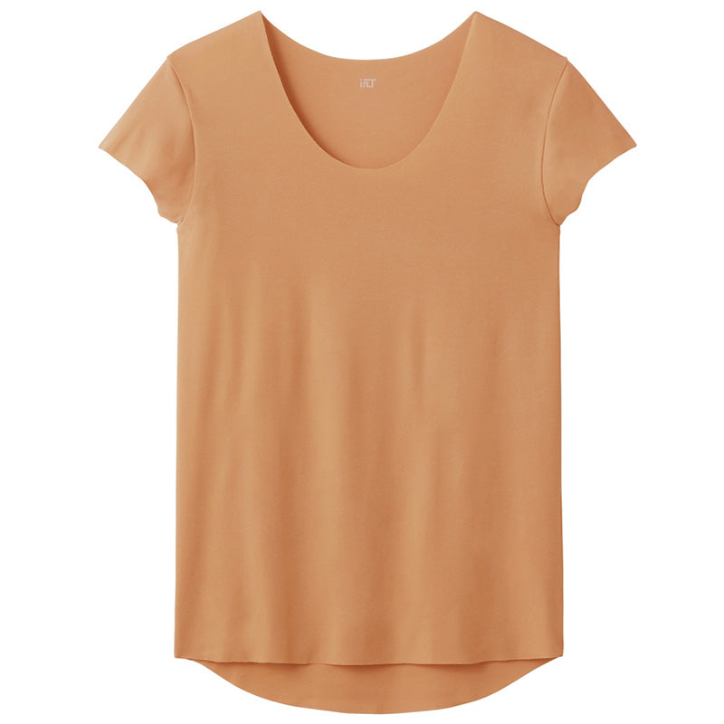 脇汗パッド付き メンズ インナー tシャツ 半袖 汗取りインナー インティー inT M L LL インナーシャツ 汗染み 透けない 透けにくい 透け防止 ひびきにくい 男性 下着 シームレス 吸汗速乾 抗菌防臭 綿混 乳首透け防止 Tシャツ用インナー 脇汗
