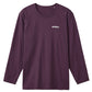 アンブロ UMBRO Tシャツ メンズ 長袖 クルーネック 本体綿100% コットン 天竺編み M L LL ワンポイント ロゴ ロンT ロングTシャツ ロングスリーブシャツ インナー 肌着 丸首 スポーツウェア カジュアル シンプル 普段着 部屋着 重ね着 春秋冬