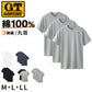 綿100% クルーネック Tシャツ 3枚組 メンズ 半袖 丸首 インナーシャツ 脇縫いなし M L LL 天竺 肌着 コットン パックT 3P 無地 シンプル ベーシック 洗い替え まとめ買い 紳士 下着 男性用インナー G.T.HAWKINS GTホーキンス ホーキンス グンゼ