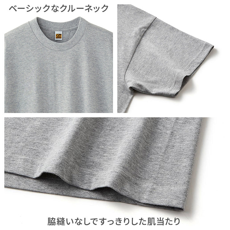 綿100% クルーネック Tシャツ 3枚組 メンズ 半袖 丸首 インナーシャツ 脇縫いなし M L LL 天竺 肌着 コットン パックT 3P 無地 シンプル ベーシック 洗い替え まとめ買い 紳士 下着 男性用インナー G.T.HAWKINS GTホーキンス ホーキンス グンゼ