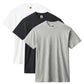 綿100% クルーネック Tシャツ 3枚組 メンズ 半袖 丸首 インナーシャツ 脇縫いなし M L LL 天竺 肌着 コットン パックT 3P 無地 シンプル ベーシック 洗い替え まとめ買い 紳士 下着 男性用インナー G.T.HAWKINS GTホーキンス ホーキンス グンゼ