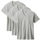 綿100% Vネック Tシャツ 3枚組 メンズ 半袖 インナーシャツ 脇縫いなし M L LL 天竺 肌着 V首 コットン パックT 3P 無地 ベーシック 通年 洗い替え まとめ買い 紳士 ホーキンス G.T.HAWKINS GTホーキンス グンゼ メンズインナー 半袖肌着