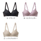 ノンワイヤーブラジャー レディース 肌側綿100％ KIREILABO Fitte M L LL 綿混 オーガニックコットン レース 3/4カップ ストラップ調節可能 背中すっきり アンダーゴムなし 洗濯タグなし 締め付けにくい ブラ 下着 グンゼ キレイラボ ワイヤレス