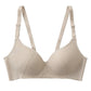 ノンワイヤーブラジャー レディース 肌側綿100％ KIREILABO Fitte M L LL 綿混 オーガニックコットン レース 3/4カップ ストラップ調節可能 背中すっきり アンダーゴムなし 洗濯タグなし 締め付けにくい ブラ 下着 グンゼ キレイラボ ワイヤレス