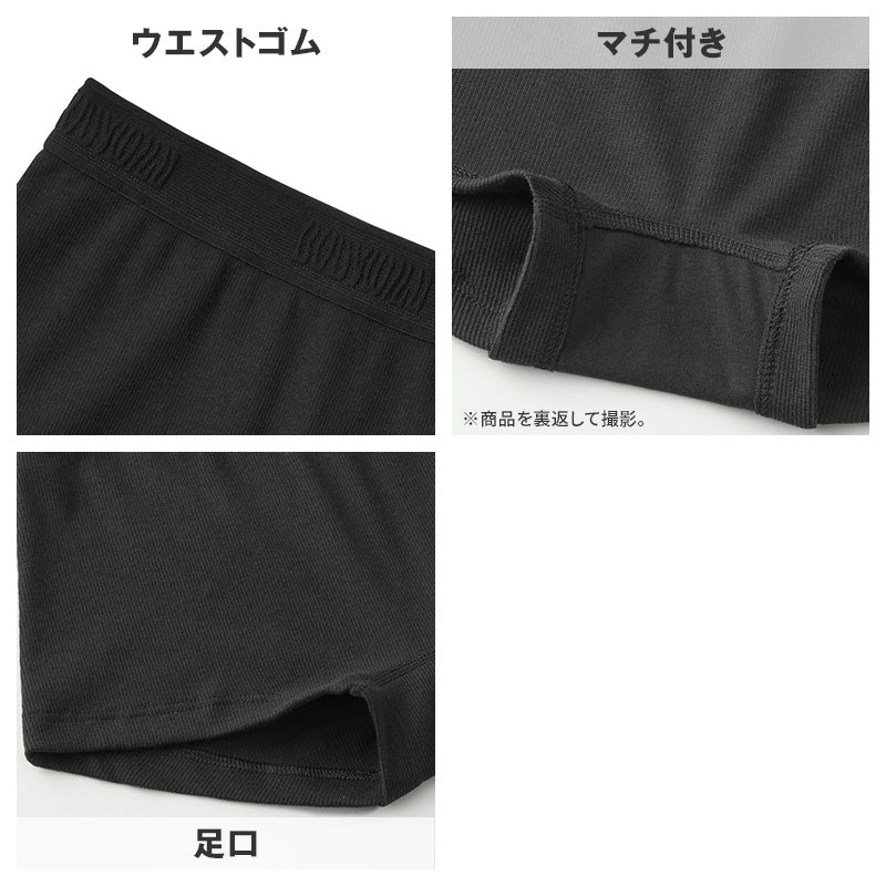 ボクサーショーツ レディース 綿混 リブ 1分丈 ストレッチ ソフトな肌触り ボクサーパンツ ボックスショーツ M L 女性用 下着 インナー カジュアル シンプル おしゃれ 股上普通 ブランドロゴ リラックス ワンマイル BODYWILD ボディワイルド グンゼ