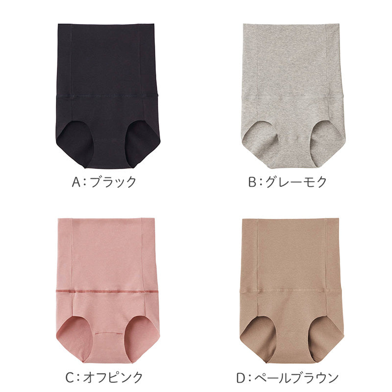 レディース 腹巻き付きショーツ 綿85％ グンゼ ホットマジック M L LL コットンリッチ 吸湿発熱 裏起毛 お腹冷え対策 腹巻一体型 二重生地 カットオフ ひびきにくい ストレッチ 保湿 洗濯タグなし 冬用 あったかインナー 冬インナー 発熱インナー 