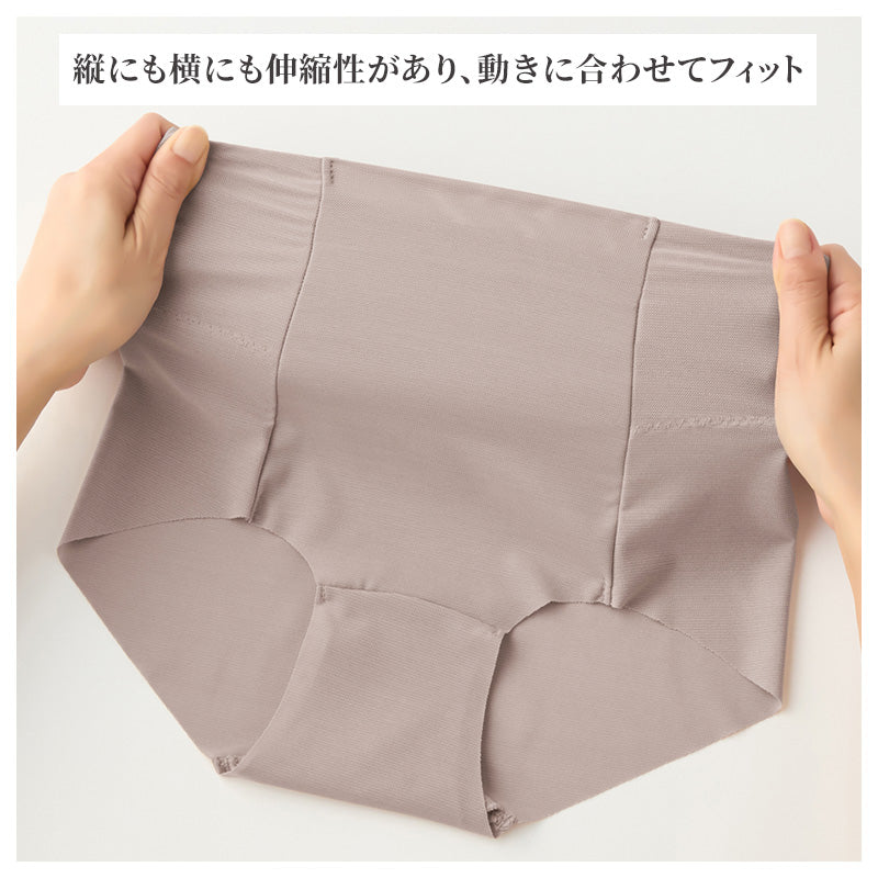 レディース ショーツ 骨盤サポート 補整ショーツ レギュラーショーツ お腹押さえ 深ばき M L LL パワーネット ストレッチ カットオフ ひびきにくい 下着 パンツ 婦人 ガードルショーツ ビシッと骨盤 深履き お腹すっぽり 縦横伸縮 GUNZE グンゼ