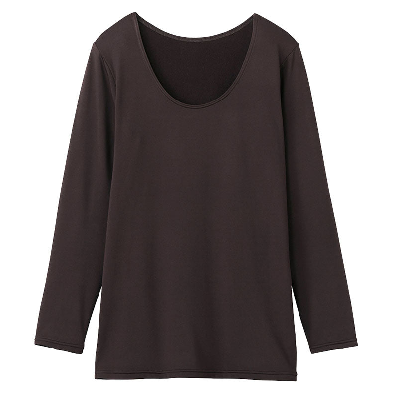 裏起毛 インナー レディース 8分袖 あったかインナー グンゼ KITEMIRU M L LL 長袖 肌着 冬 防寒 暖かい ストレッチ 伸縮性 なめらか 肌温感 婦人 女性 下着 アンダーシャツ 肌着シャツ 冬用インナー 秋冬 あったか肌着 防寒インナー 起毛インナー