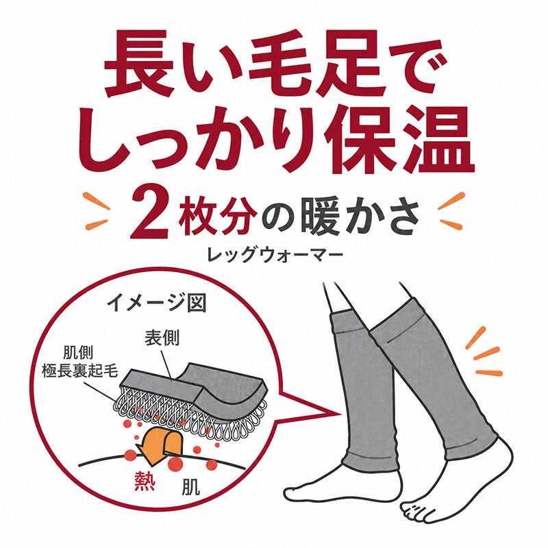 レッグウォーマー レディース グンゼ 極厚 裏起毛 パイル 保温 フリーサイズ ふんわり 暖かい 女性 婦人 ふわふわ もこもこ やわらか ソックス 冬 冬用 防寒 冷え性  あったか あたたかい 冷え対策 カジュアル オシャレ 保温 足首ウォーマー 厚手