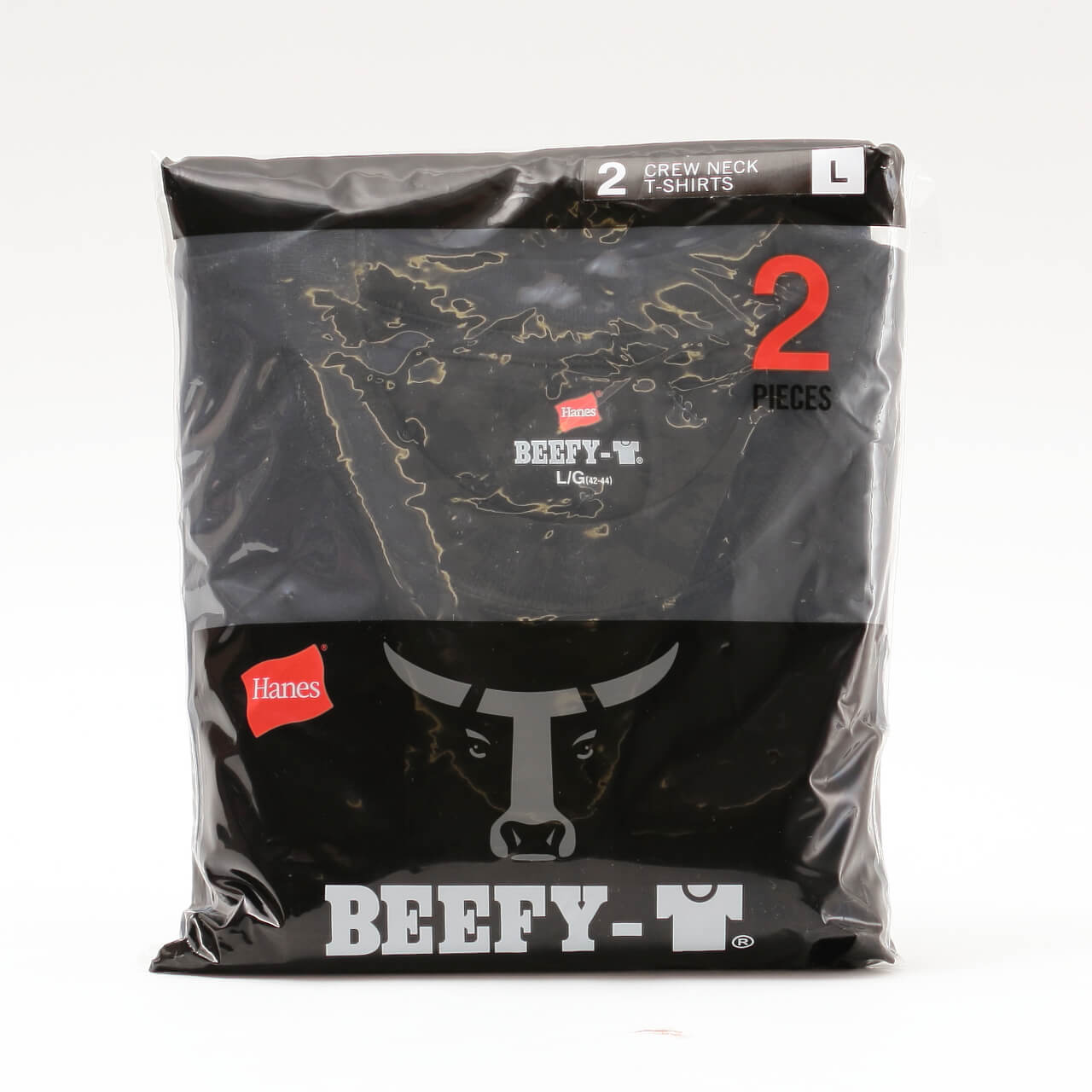 ヘインズ ビーフィー Tシャツ 2枚組 メンズ hanes beefy S～XL Hanes 綿100% インナー 半袖 無地 2枚セット 下着 肌着 セット コットン 男性 紳士 S M L LL パックT