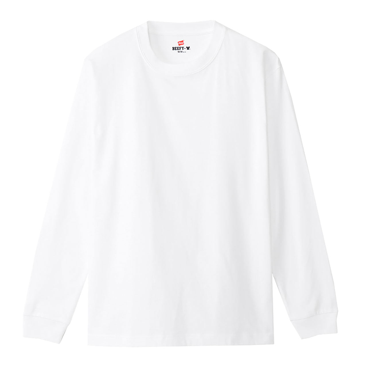 ヘインズ ビーフィー ロンT メンズ tシャツ 長袖 S～XL Hanes BEEFY-T トップス 綿100% ロングスリーブ クルーネック 男性 丈夫 無地 パックT