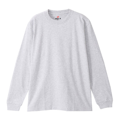ヘインズ ビーフィー ロンT メンズ tシャツ 長袖 S～XL Hanes BEEFY-T トップス 綿100% ロングスリーブ クルーネック 男性 丈夫 無地 パックT