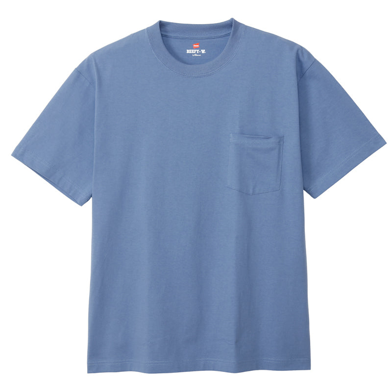 ヘインズ BEEFY-T ポケットTシャツ メンズ 厚手 Tシャツ 無地 クルーネック 半袖Tシャツ ポケT ヘビーウェイト コットンTシャツ S～XL 丸胴編み 丈夫 アメカジ 定番Tシャツ カジュアルTシャツ 無地Tシャツ メンズTシャツ トップス Hanes
