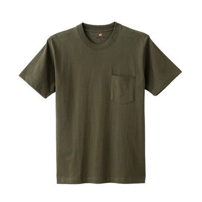 ヘインズ BEEFY-T ポケットTシャツ メンズ 厚手 Tシャツ 無地 クルーネック 半袖Tシャツ ポケT ヘビーウェイト コットンTシャツ S～XL 丸胴編み 丈夫 アメカジ 定番Tシャツ カジュアルTシャツ 無地Tシャツ メンズTシャツ トップス Hanes