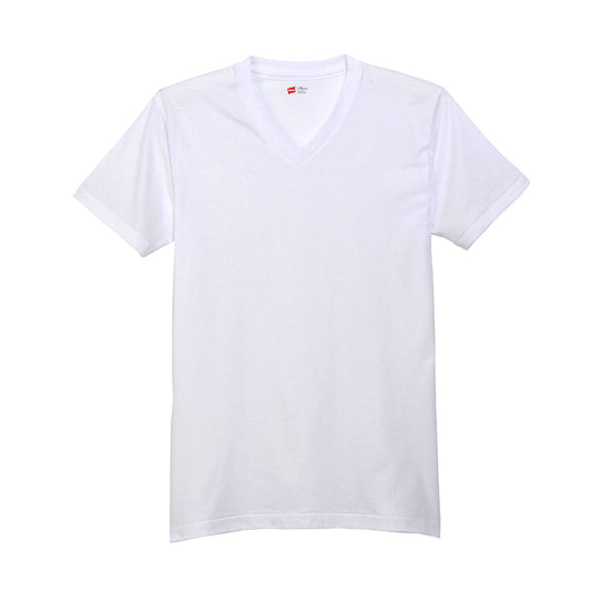 ヘインズ コットン VネックTシャツ 3枚組 S～XL 下着 綿 メンズ tシャツ 肌着 半袖 V首 インナー 男性 hanes LL