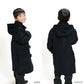 ヒロミチナカノ スクールコート 小学生 ダッフルコート 男子 女子 キッズ 110cm 子供 コート 暖かい 軽い 通学 学生コート 防寒 冬 ネイビー 紺 (送料無料) (在庫限り)