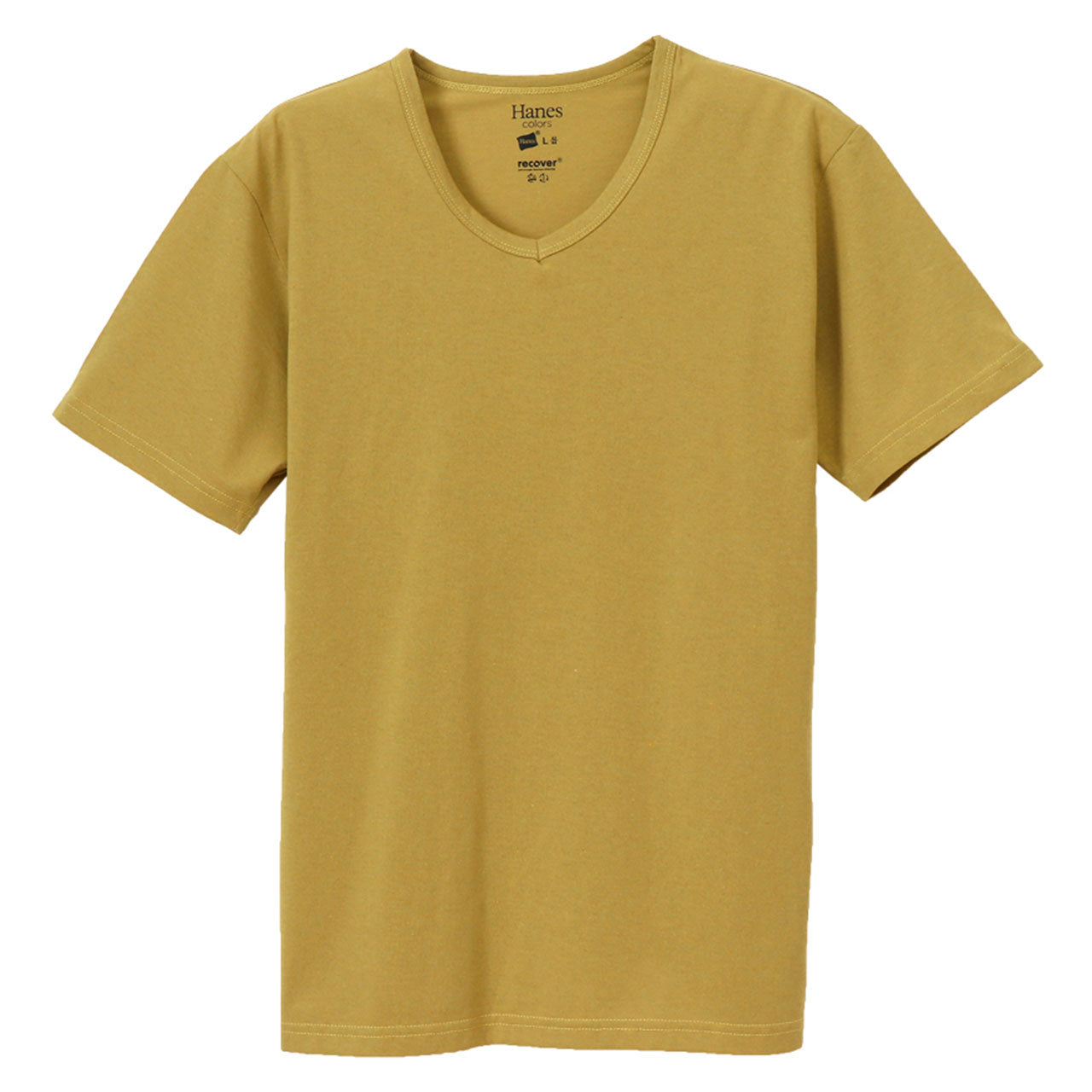 ヘインズ Tシャツ Vネック 半袖 メンズ レディース M・L (トップス ユニセックス シャツ インナー 白 グレー hanes) (在庫限り)