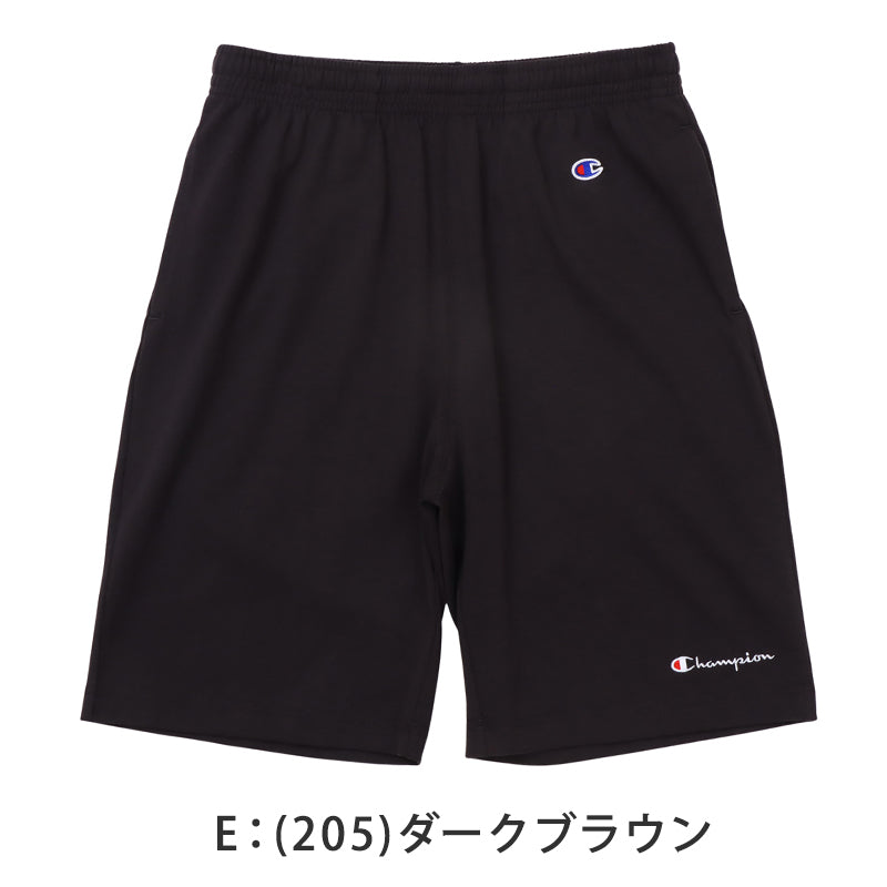 チャンピオン メンズ ショートパンツ コットン 綿100% ハーフパンツ 短パン メンズショーツ ブランド S M L XL XXL 夏パンツ カジュアルパンツ スポーツ リラックス 半ズボン 部屋着 ルームウェア 夏服 ウエストゴム ワンポイント