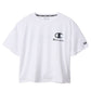 Champion レディース クルーネック Tシャツ 短め M・L チャンピオン tシャツ 半袖 UV スポーツ シャツ インナー (在庫限り)