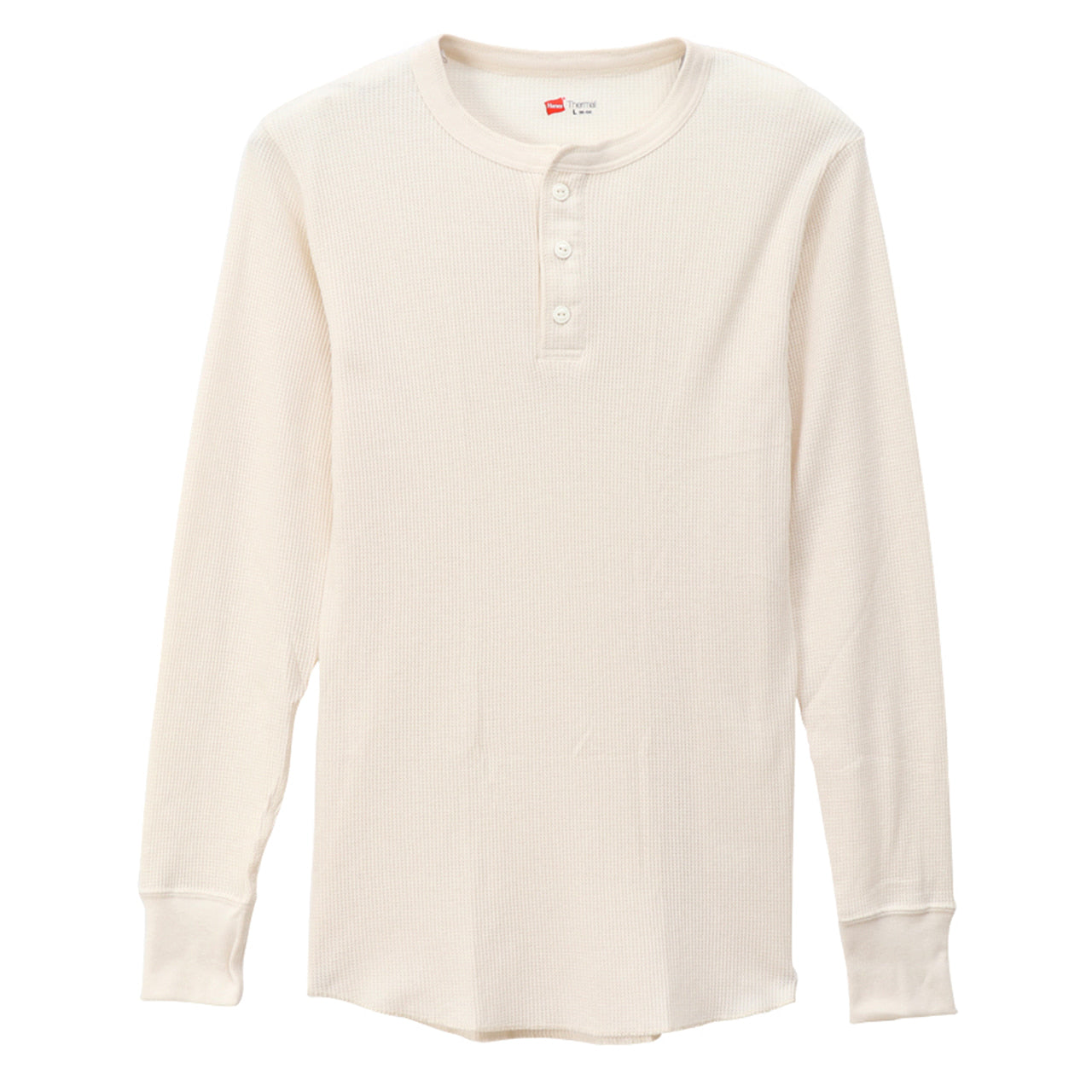 ヘインズ 長袖 メンズ サーマル シャツ インナー M～LL (下着 暖かい 秋 冬 hanes トップス クルーネック ヘンリーネック)