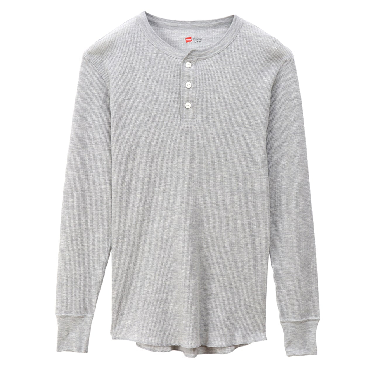 ヘインズ 長袖 メンズ サーマル シャツ インナー M～LL (下着 暖かい 秋 冬 hanes トップス クルーネック ヘンリーネック)