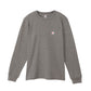 Champion 長袖 メンズ 微起毛 クルーネック ロングスリーブ シャツ ルームウェア 部屋着 M L LL チャンピオン 丸首 秋 冬 トップス 綿混 丈夫 抗菌 防臭 吸汗 速乾