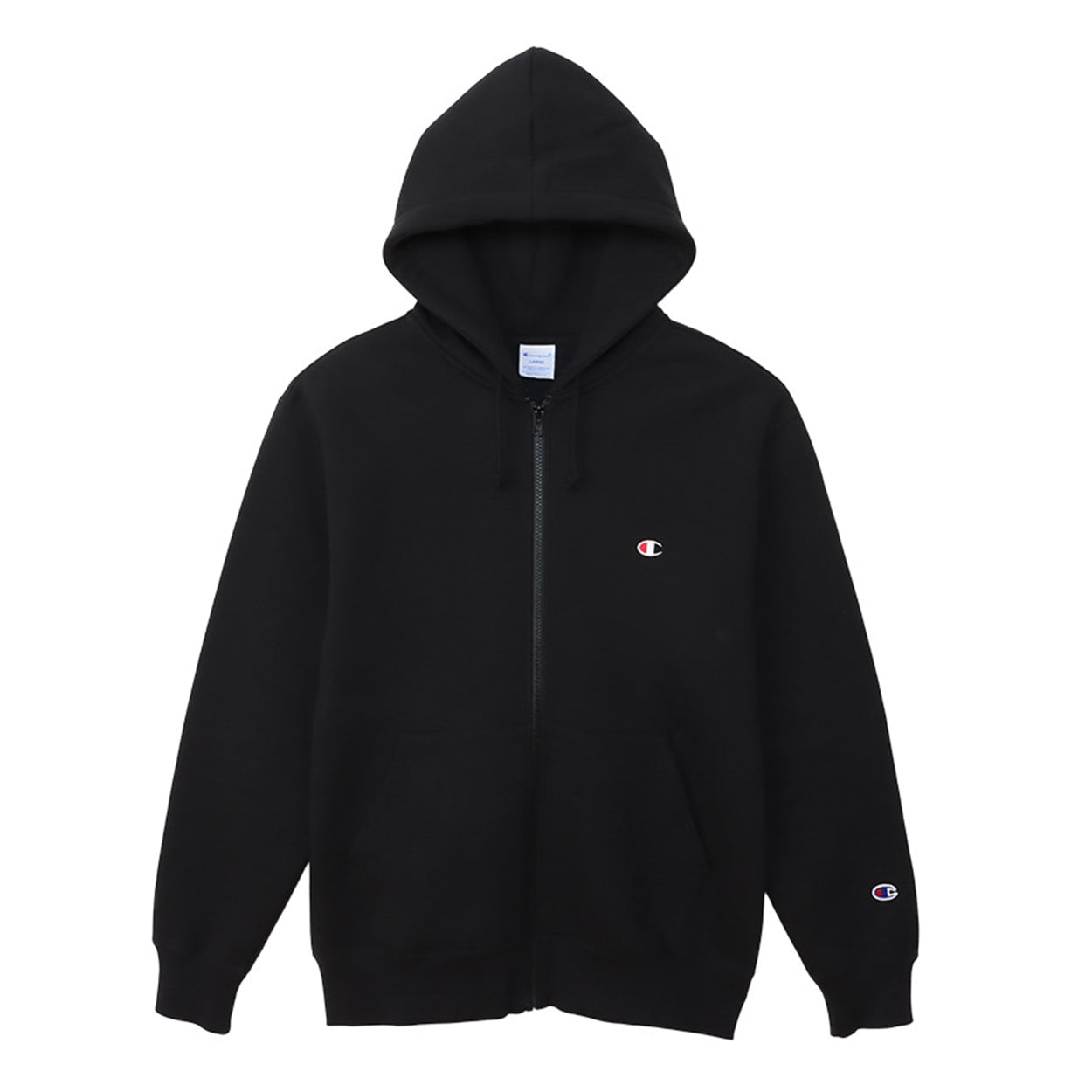 チャンピオン パーカー メンズ 裏毛 定番 ロゴ ワンポイント 黒 ブラック ネイビー ルームウェア トレーニング M～XXL (champion ジップパーカー フルジップ スウェットパーカー 大きいサイズ オーバーサイズ 無地 長袖 フード) (送料無料)