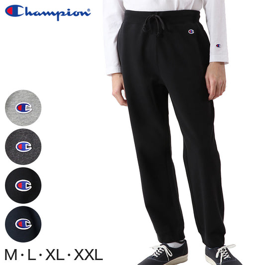 Champion メンズ ベーシックスウェットパンツ M～XXL (チャンピオン 長ズボン ボトム 綿混) (在庫限り)