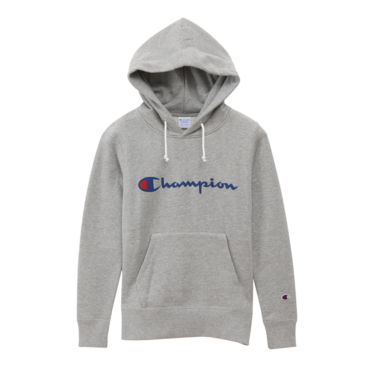 Champion レディース プルオーバー スウェットパーカー M・L (ロゴプリント チャンピオン ブランド ベーシック) (送料無料) (在庫限り)