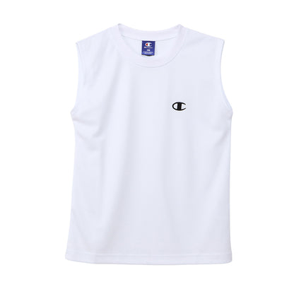 ヘインズ Champion ボーイズ メッシュ スリーブレスシャツ 130cm～160cm (Champion ジュニア ロゴ )