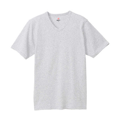 ヘインズ BEEFY-T ビーフィー リブVネックTシャツ S～XL (Hanes tシャツ メンズ 無地 肌着 半袖 下着 綿 コットン インナー 男性 hanes S M L XL パックT
