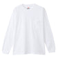 ヘインズ ビーフィー ロンT メンズ tシャツ ポケット 長袖 S～XL Hanes BEEFY-T トップス 綿100% クルーネック ロングスリーブ 男性 丈夫 無地 パックT