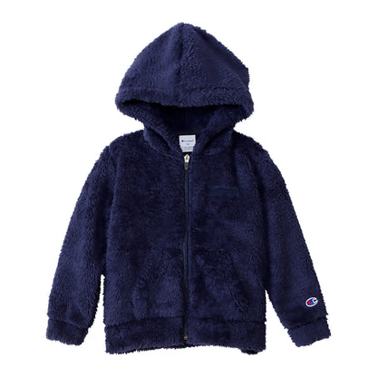 チャンピオン キッズ フリース ジップパーカー 100cm～160cm champion 子供 ジャケット 子供服 冬 男の子 女の子 ボーイズ ガールズ パーカー (在庫限り)