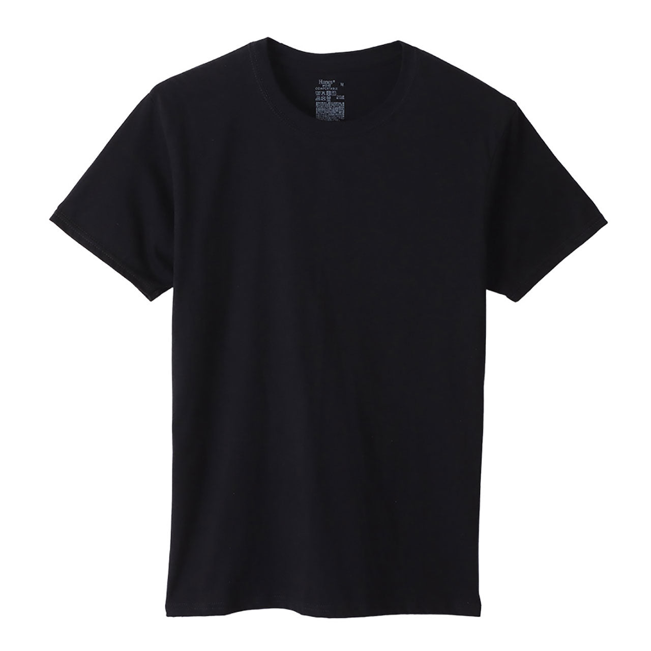 ヘインズ メンズ Tシャツ クルーネック 3枚組 M～LL Hanes 綿100% インナー アンダーウェア 肌着 下着 男性 セット インナーシャツ