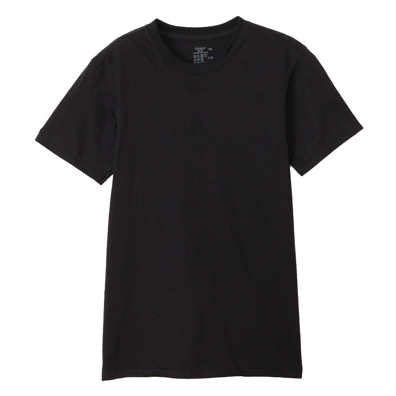 綿100% 子供 肌着 半袖 男の子 下着 tシャツ 2枚組 130cm～160cm ヘインズ Hanes キッズ ジュニア インナー シャツ 子ども 白 無地 コットン 130 140 150 160