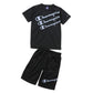 チャンピオン Tシャツ パンツ 上下 セットアップ キッズ 男の子 こども スポーツウェア トレーニングウェア ロゴ ブランド 黒 紺色 白 赤 130cm～160cm champion 130 140 150 160 トップス ボトムス ボーイズ 子供 子ども (在庫限り)