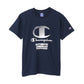 チャンピオン Tシャツ キッズ ジュニア 半袖 スポーツ 綿 コットン ロゴ ブランド スポーツウェア 黒 青 白 130cm～160cm (champion 130 140 150 160 トップス ボーイズ こども 男の子 女の子) (在庫限り)