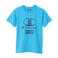 チャンピオン Tシャツ キッズ ジュニア 半袖 スポーツ 綿 コットン ロゴ ブランド スポーツウェア 黒 青 白 130cm～160cm (champion 130 140 150 160 トップス ボーイズ こども 男の子 女の子) (在庫限り)
