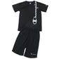Champion キッズ セットアップ 女の子 Tシャツ ショートパンツ 上下セット キッズスポーツウェア 子供 速乾Tシャツ キッズジャージ 半袖Tシャツ ハーフパンツ 120cm～160cm ガールズスポーツウェア 子供スポーツウェア 運動着 部屋着 ルームウェア カジュアル 夏服