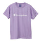 チャンピオン Tシャツ キッズ こども 半袖 スポーツ 吸水速乾 ロゴ ブランド 黒 白 青 紫 110cm～160cm champion トップス ボーイズ 子供 子ども 男の子 女の子 (在庫限り)