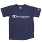 チャンピオン Tシャツ キッズ こども 半袖 スポーツ 吸水速乾 ロゴ ブランド 黒 白 青 紫 110cm～160cm champion トップス ボーイズ 子供 子ども 男の子 女の子 (在庫限り)